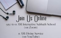 Join Us This Sabbath!